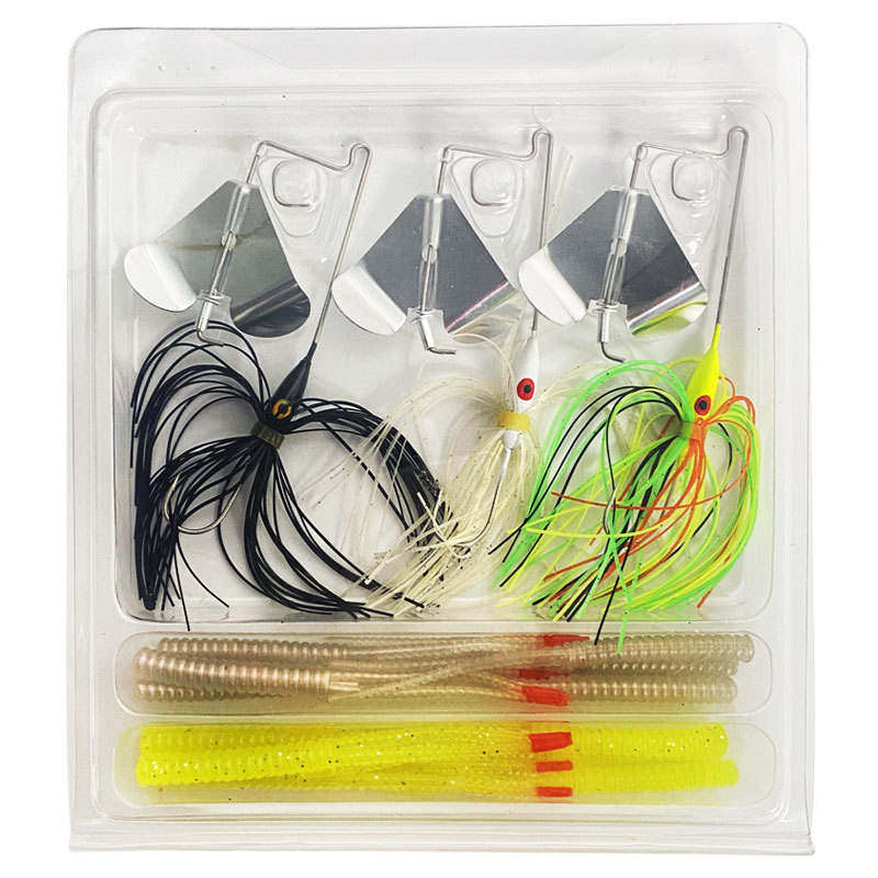 Luya set 12g heart-shaped rotating sequin beard guy 17g wil