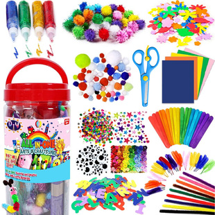DIY handmade puzzle toy material package set, kindergarten