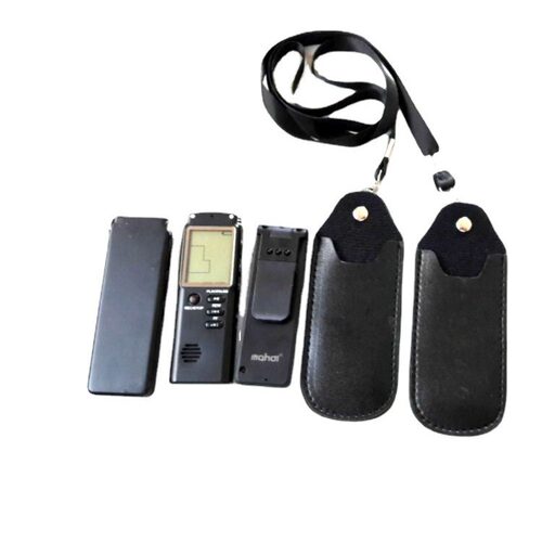 Recording Pen Gift Leather Cover Recording Pen Protective C