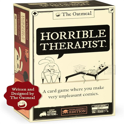 Exploring Kittens Horrible Therapy adult card game for horr