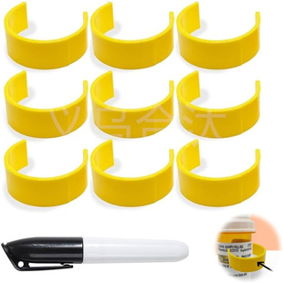 Clips for Pill Bottles, Medicine Bottle Label Clips for Easy