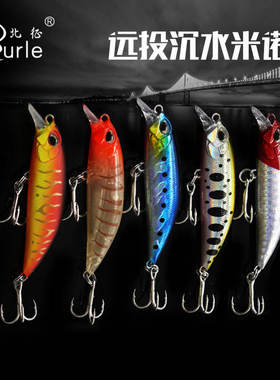 Submerged Mino with built-in lead sinker 4g8.5g ABS hard ba