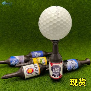 New Mini Beer Bottle Golf Tees Beer Bottle Golf Nail Plasti
