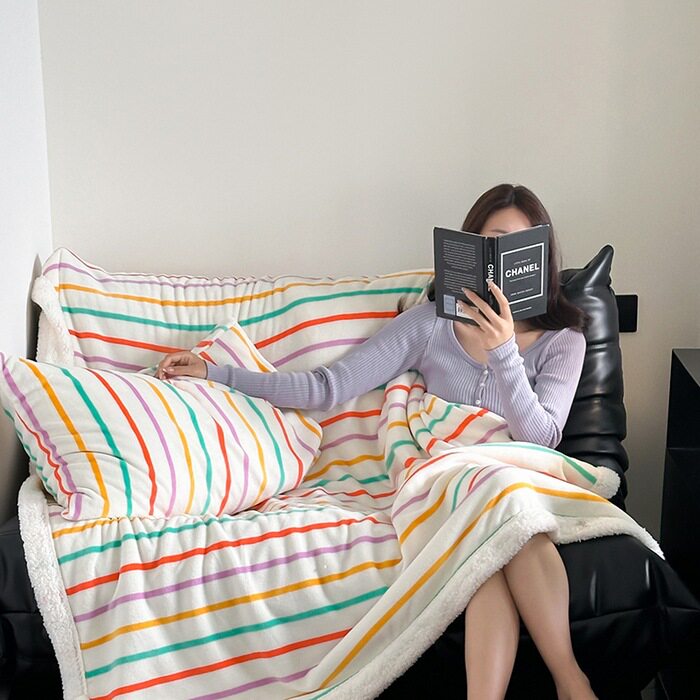 Dopamine Milk Velvet Blanket Ins Style Children's Student D