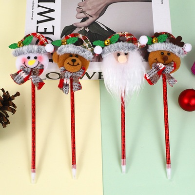 Christmas ballpoint pen stationery cartoon old man snowman