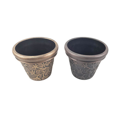 Plastic flowerpot, home gardening flowerpot, large-diameter