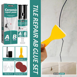 EELHOE Ceramic Tile Adhesive Ceramic Tile Repair Agent Meta