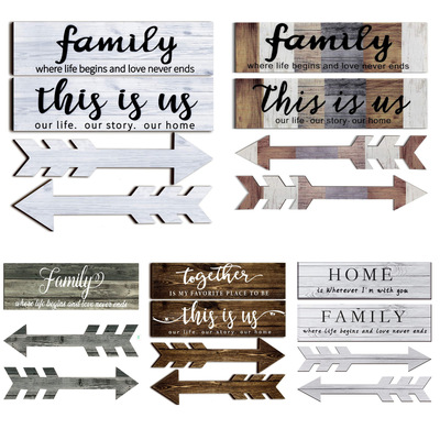 Direct supply of wooden home decoration pendants, arrow han