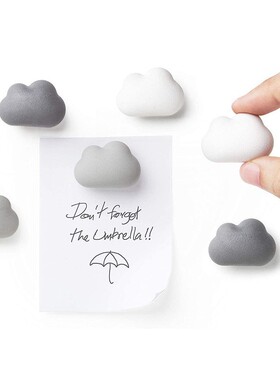 Simple and fun cloud rainbow cute magnet message board, thr