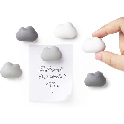 Simple and fun cloud rainbow cute magnet message board, thr