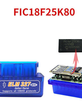 Super Obd Elm327 Bluetooth 2.0 25K80 OBD2 Diagnostic Instru