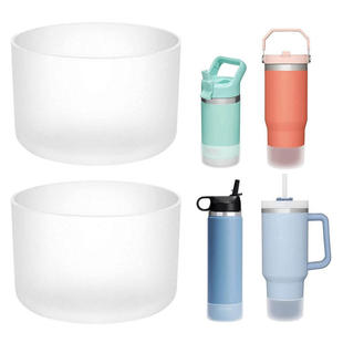 Silicone insulated cup cover mixed color 7.5cm9cm protectiv