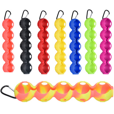 Golf silicone ball set with 5 balls, environmentally friend