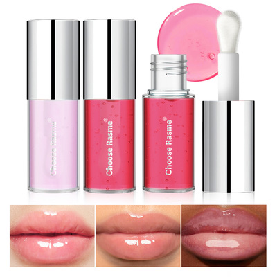 Makeup Big Head Brush Mirror Lip Glaze Moisturizing and Ton
