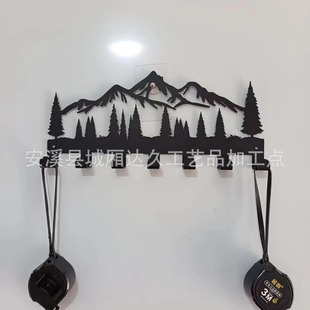 Wall key bag | Metal keychain hook storage rack Metal key s