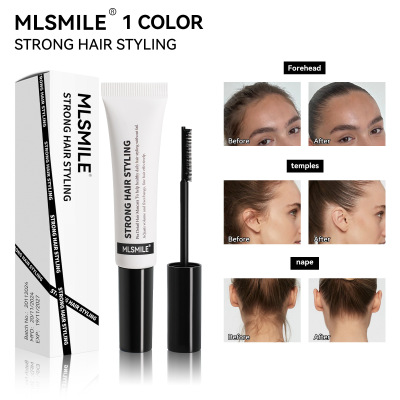 Hair styling solution, anti frizz and fluffy gel, water bas