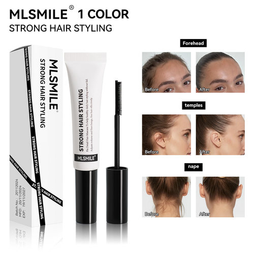 Hair styling solution, anti frizz and fluffy gel, water bas