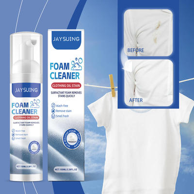 JAYSUING Clothes oil stain foam cleaner to remove stubborn