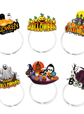Halloween Ghost Festival Party Decoration Headbands Hallowe