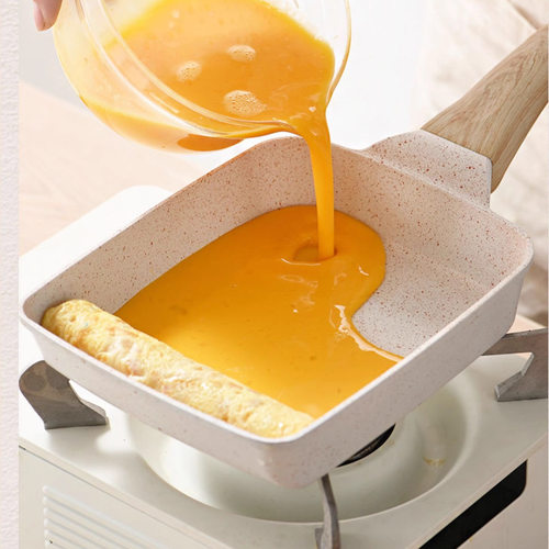 Yuzishao square flat bottom small frying pan Maifanshi egg