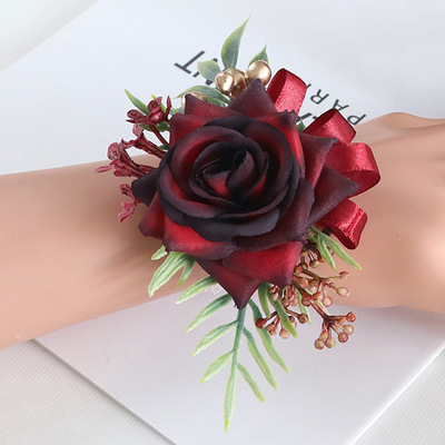 Forest style simulation hand flower bride bridesmaid weddin