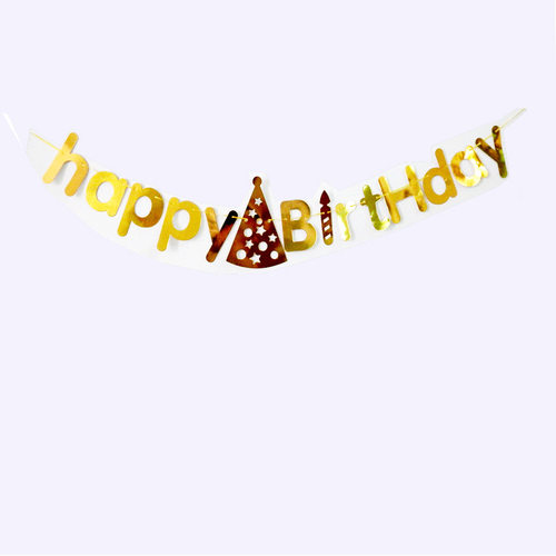 Happy Baby's First Birthday Paper Pulling Flag Happy Birthd