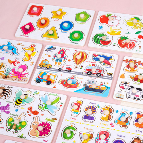 Factory direct sales of children's early education puzzle h