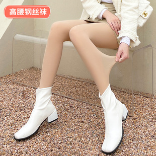 High waisted compression steel stockings thin stockings wom