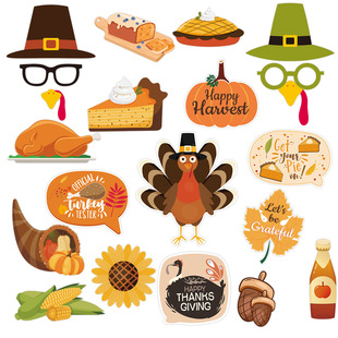 Thanksgiving themed photo props, Thanksgiving turkey, corn,