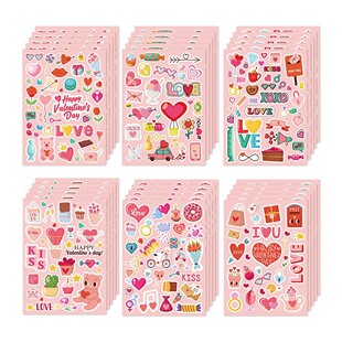 Valentine's Day decoration props, love gifts, cartoon label