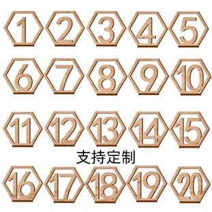 Explosion hexagonal hollow out number seat plate, bar, coff