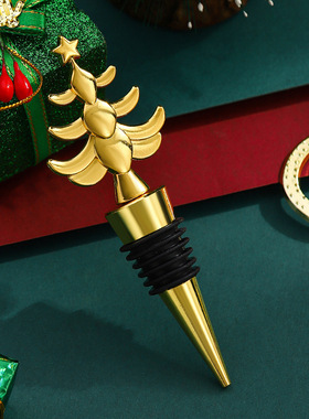 Christmas red wine stopper champagne stopper wine preserv
