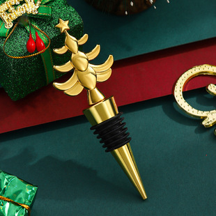 Christmas red wine stopper champagne stopper wine preserv