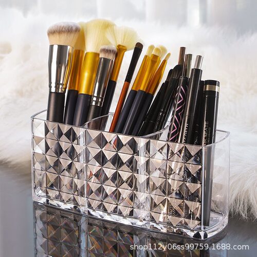 Exclusive storage rack, makeup table brush storage rack, de