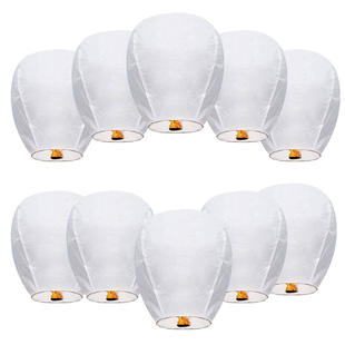 Chinese Paper Lanterns, Kongming Lantern, Wishing Lantern,