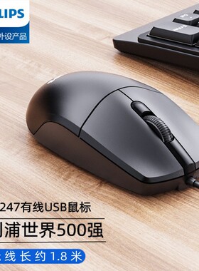 SPK7247 wired USB mouse for home, office, desktop, laptop,