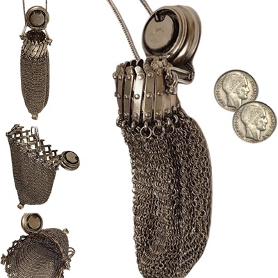 Handmade 1920's English Coin Purse 20th Generation UK Coin