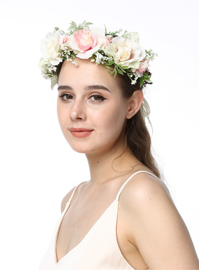 New Product: Simulated Flowers, Handmade Silk Flower Wreath