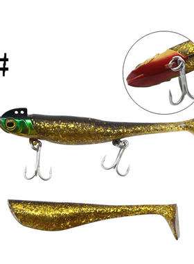 Lead head soft fish box 36g29g23g19g, packaged with lead fi