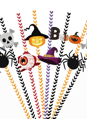 2024 Halloween Decoration Prop Spider Pumpkin Disposable Pa