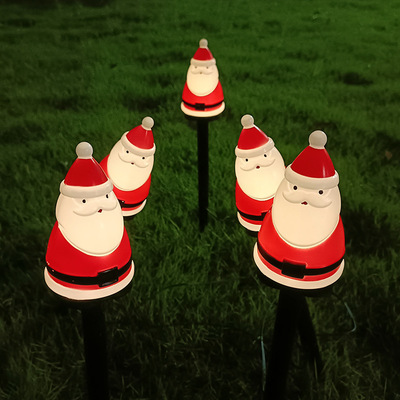 Santa Claus Outdoor Lawn Groundlight Christmas LED Courtyar