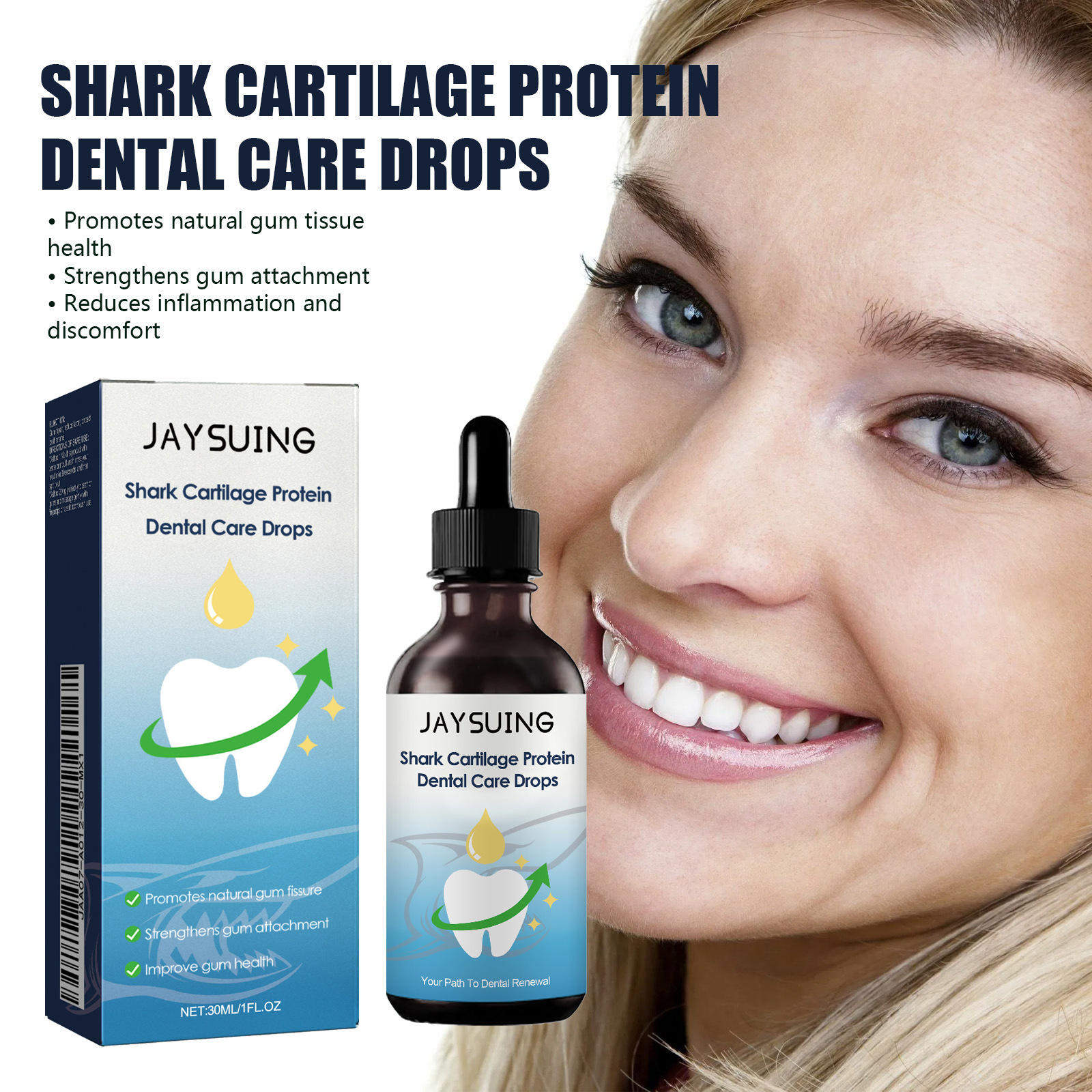 Jaysui Dental Care Drops for Deep Cleaning, Gum Protection,
