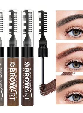 3-color dual head eyebrow dye anti smudging, long-lasting c