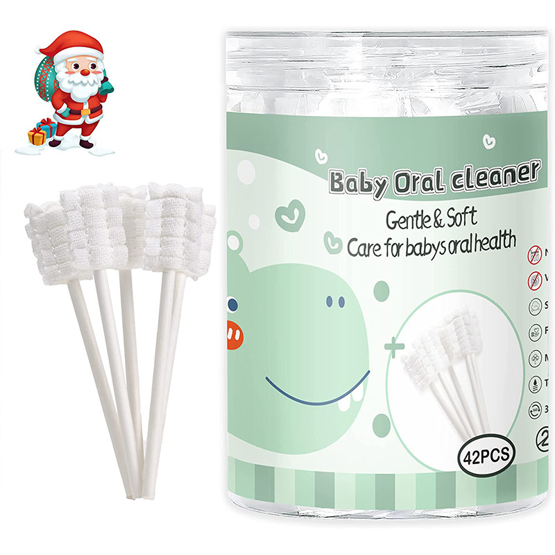42PCS Baby Mouth Cleaner Baby Oral Cleaner baby tongue brush