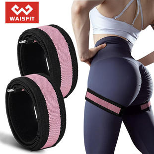 Thigh strap occlusion elastic band BFR blood flow resistanc