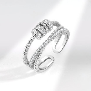 Rotating ring, women's fashion personality trend, Japanese