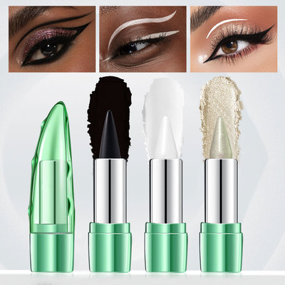 3-color waterproof sleeping silkworm eye shadow eyeliner qu
