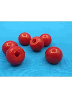 红色胶木塑料手柄球M5M8 M10 M12球形螺母手柄螺帽,外径D=29/39mm