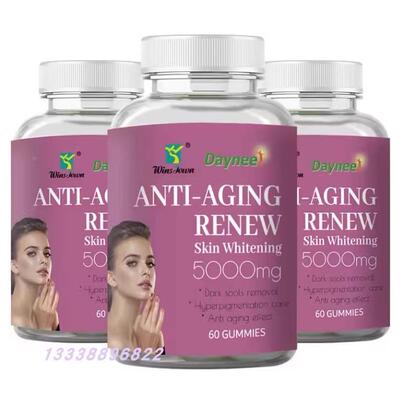Anti-aging renew gummies skin whitening gummies gummy