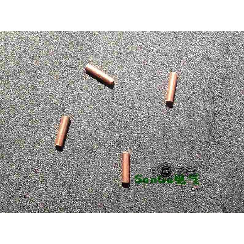 【厂家直销】小铜管 连接管 接线端子 内径2.5MM 长度12MM